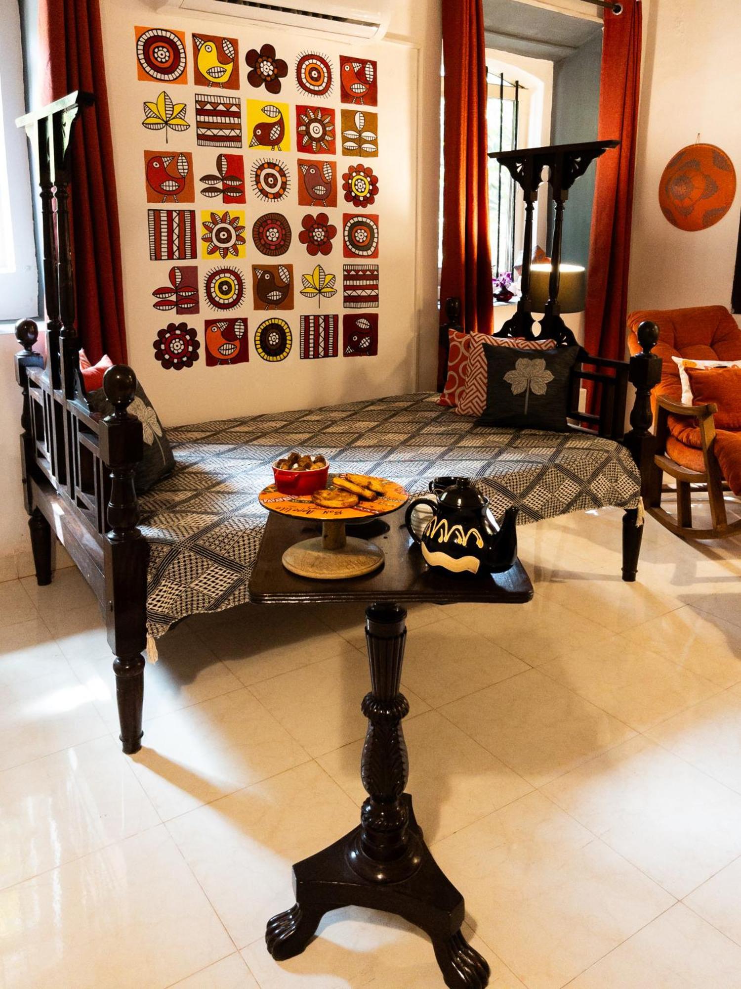 Casa Do Leao A 150 Year Old Portuguese Home Nerul  ภายนอก รูปภาพ